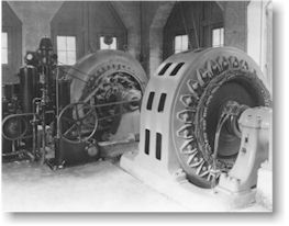 Turbine and Generator in the Irving Power Plant